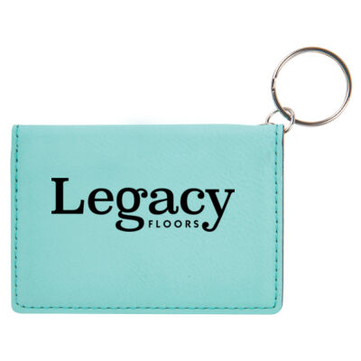 Laserable Leatherette Keychain/ID Holder  Thumbnail