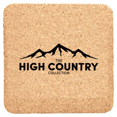 4" x 4" Square Cork Coasters  Thumbnail